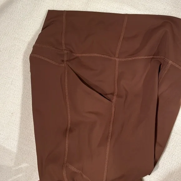 Fabletics Oasis PureLuxe High-Waisted 7/8 Leggings brown M - Picture 7 of 8